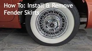 How To: Install & Remove Fender Skirts On A 1957 Thunderbird