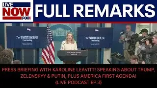 Press Briefing with KAROLINE LEAVITT + DEMOCRATS RATING | (LIVE REACTION EP. 3) FT. @LiberalHivemind