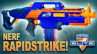 Нёрф Рэпидстрайк обзор / Nerf RapidStrike review unboxing mod