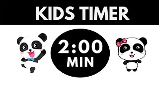 Timer for Kids with music |  2 minutes |  Baby Bus timer