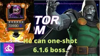 Doctor Doom can defeat 6.1.6 Sentinel boss. Marvel Contest Of Champions.