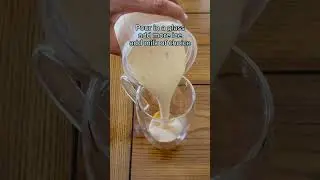 Cold Coffee In 1 min!😋❤️(easy summer drink) #shorts #healthy #easy #glutenfree #coffeetime #summer