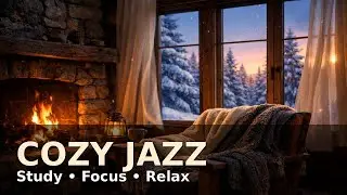Relaxing Jazz Lounge ☕ Cozy Background Music for Focus & Calm