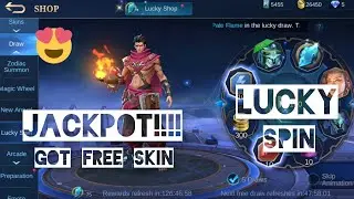 Got free Valir Pale Flame skin in Lucky Spin jackpot 🤣 Mobile Legends | full gameplay