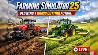Seeding, Grass Cutting Farming Simulator 25  #farmingsimulator22 #fs22gameplay #fs22mods #fs22 #ls22