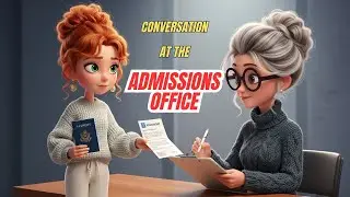 Admissions Office Conversation in English | Study Abroad English Practice