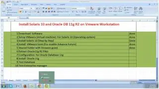 Install Solaris10 & Oracle Database 11g On VMware Part 2