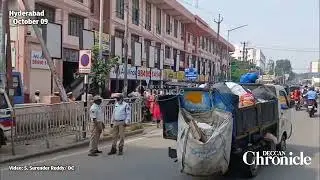 Police Deployed at Rathifile Station Ahead of BRS &lsquo;Chalo Bus Bhavan&rsquo; Protest Over Bus Fare Hike