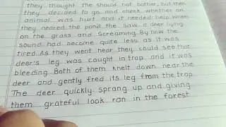 super clean handwriting