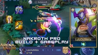 The Best Nakroth Pro Gameplay | Best Assassin In AOV | Arena of Valor ​​| Li&ecirc;n Qu&acirc;n Mobile | CoT