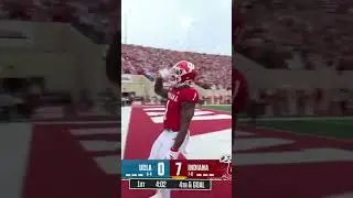Indiana Football- Roman Hemby POWER IT IN 😤 🔥 #collegefootballhighlights #collegefootball