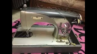 Repairing crumbling motor wires on Remington de luxe push o matic vintage sewing machine DIY