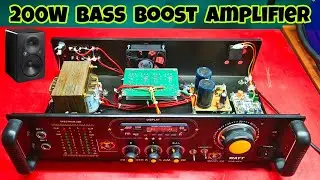 🔥 200W Bass Boost Amplifier | Powerful Sound Test | Deep Bass Home Audio Setup 🎶 | 300W RMS 
