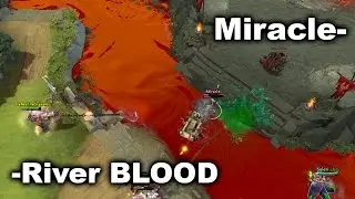 Miracle- Kunkka vs SingSing Tiny & BLOOD River Wars Dota 2