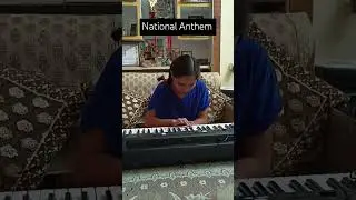 Jan gan man on Casio keyboard #shorts #viral #india #national #anthem #keyboard #uttarakhand