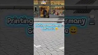 Printing Photos & documents at DM 🖨️ | Germany Life - Self-Service #dm😀