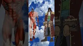 one piece Vs Attack on Titan and Zoro Vs war titan and Roger Luffy Vs eren☠️#anime#animeshorts#luffy