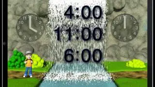 Timmy's Kindergarten Adventure Preview - Clock Waterfall
