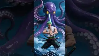 Zoro vs Giant Sea Octopus 😈⚔️ | One Piece Shorts