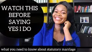 6 THINGS YOU SHOULD KNOW ABOUT STATUTORY(Court) MARRIAGE IN NIGERIA.