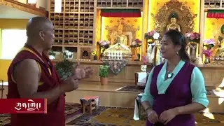 The Dalai Lama Visits Ithaca Library and Learning Center.