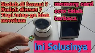 Tips agar memory card cctv awet || solusi cctv ga bisa merekam