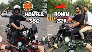 Royal Enfield Hunter 350 V/S TVS Ronin 225 - Kaunsi bike better hai? | KC VLOG Episode 52