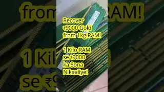 Shorts | Gold Recovery from CPU/Processors | E-Waste Gold | Earn from E-Waste | RAM Gold | ScrapGold
