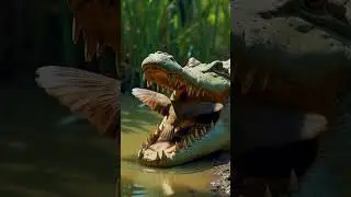 Bird vs. Crocodile in the Wild! 🦜🐊
