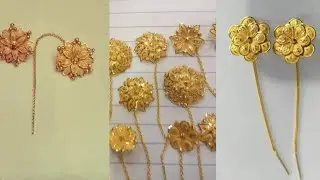 নতুন নতুন সুই সুতার কানের দুলের ডিজাইন||new and uncommon sui suta kaner dul er design#viral