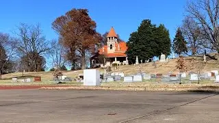 Holiday songs play from Oak Hill Cemetery and Arboretum Memorial Chimes