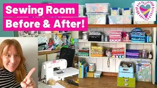 Sewing Room Organization - Before & After Tour