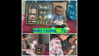 3D baby casting👐 👣| Nelamangala| kushimemories| @ashrichannel4507