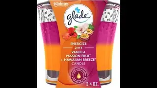 Glade Candle Jar Air Freshener 2 in 1