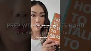 prep with me for 75 HARD! | #groceryhaul #workouts #books