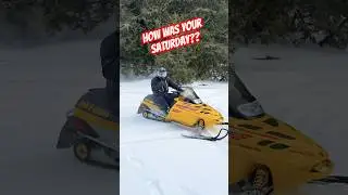 2000 Skidoo MXZ 600 not skipping a beat #snowmobile #shorts
