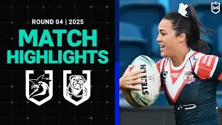 2025 NRLW Match Highlights | Roosters v Bulldogs | Round 4