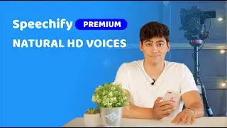 Speechify Premium: естественные голоса HD