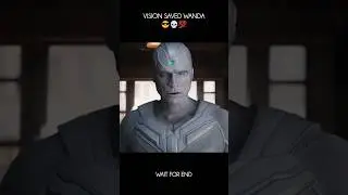 VISION SAVED WANDA 😎💀💯 FROM WHITE VISION 🔥 WANDAVISION ☠️ AWESOME STATUS 👿
