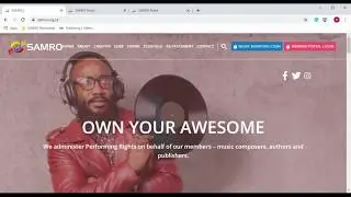 How to register/sign in with SAMRO