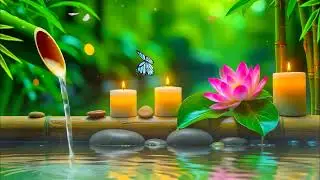 Relaxing Piano Sleep with Flowing Bamboo Water 🌿 Calming Nature Sounds for Meditation and Deep Rest