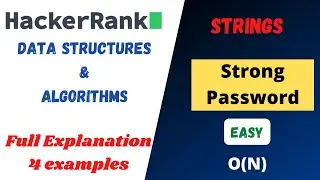 Strong Password Solution | Hacker Rank  | Problem Solving | Algorithms - Strings | in Hindi |