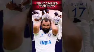 Shami Dropped From Team 😱 #shorts