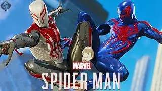 Spider-Man PS4 - 2099 Suits Free Roam Gameplay!