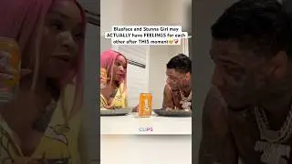 Blueface and Stunna Girl may ACTUALLY have FEELINGS for each other🥹❤️&zwj;🩹 #blueface #ytshorts #fyp