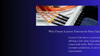 #fiber  Optic Cables Dubai: A Comprehensive Solution for Modern Communication - Lantern telecom
