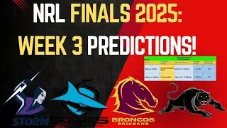 Прогнозы на третью неделю финала NRL 2025 | Storm против Sharks и Broncos против Panthers | Совет...