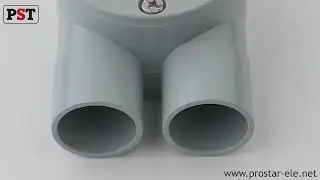 Prostar new products:Grey Color Electrical PVC Conduit Box