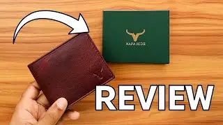 🔥Review NAPA HIDE Maroon Leather Wallet for Men I ( Best Wallet in India 🇮🇳)2025