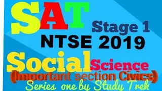 NTSE SAT Social  Science  /2019 -20 stage 1 ntse  sst